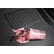 3D Mats Usa Custom Fit, Raised Edge, Black, Thermoplastic Rubber Of Carbon Fiber Texture, 5 Piece L1FR12301509 - alternate 2